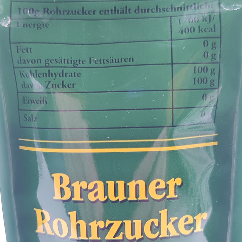 Цукор із тростини Sun Sugar Brauner Rohrzucjer Mauritius 500 gr.