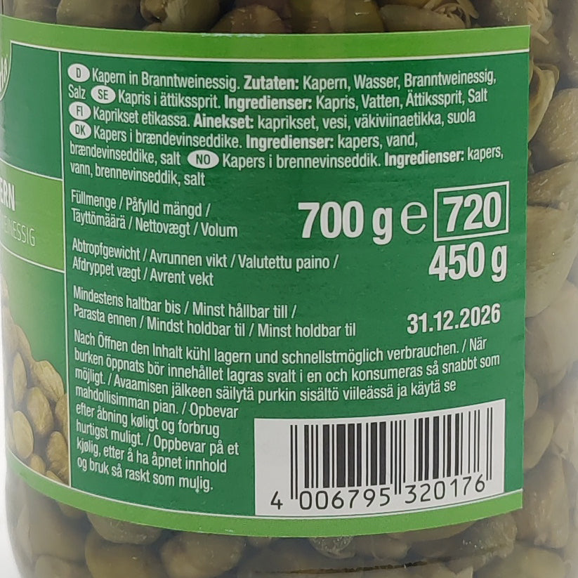 Каперси La Perla 700 г