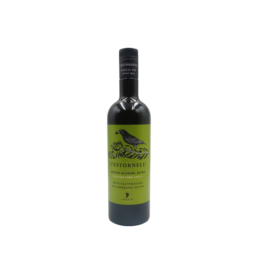 Оливковое масло L'Estornell Organic Extra Virgin из оливок Arbequina 750 мл