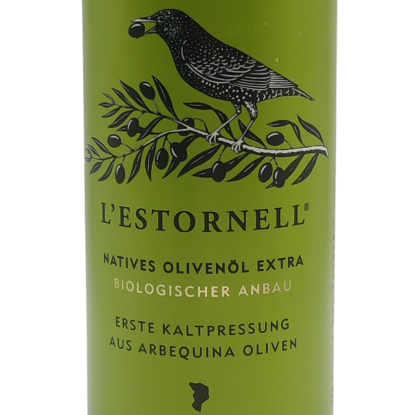 Оливковое масло L'Estornell Organic Extra Virgin из оливок Arbequina 750 мл