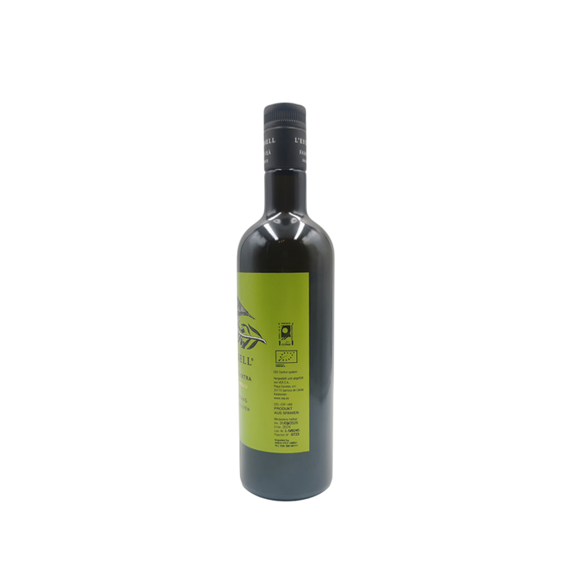 Оливковое масло L'Estornell Organic Extra Virgin из оливок Arbequina 750 мл