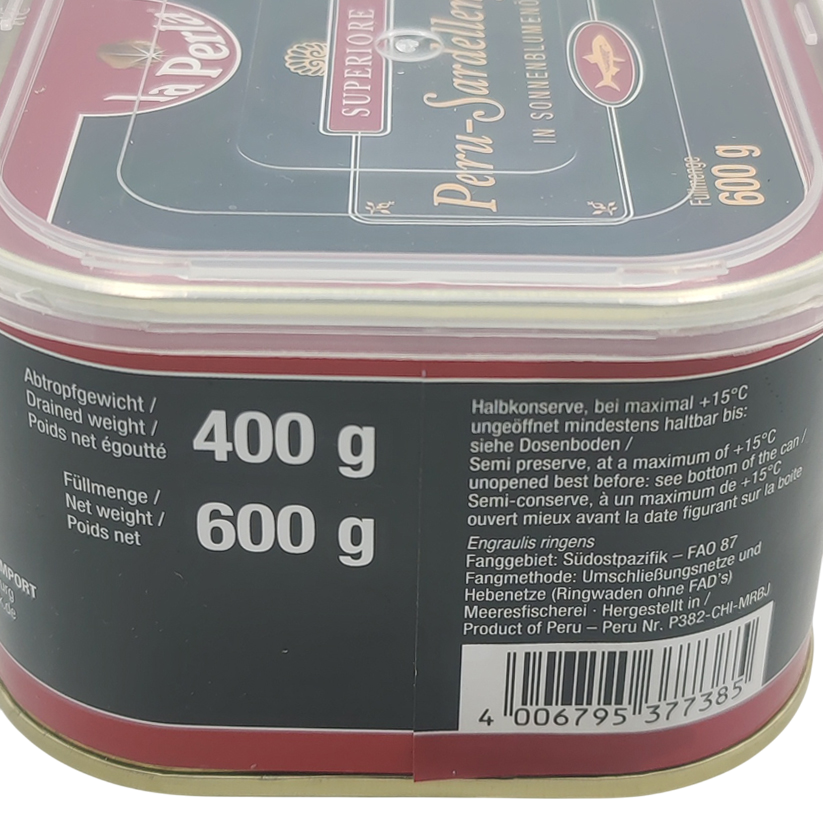 Анчоуси в олії La Perla 600 г