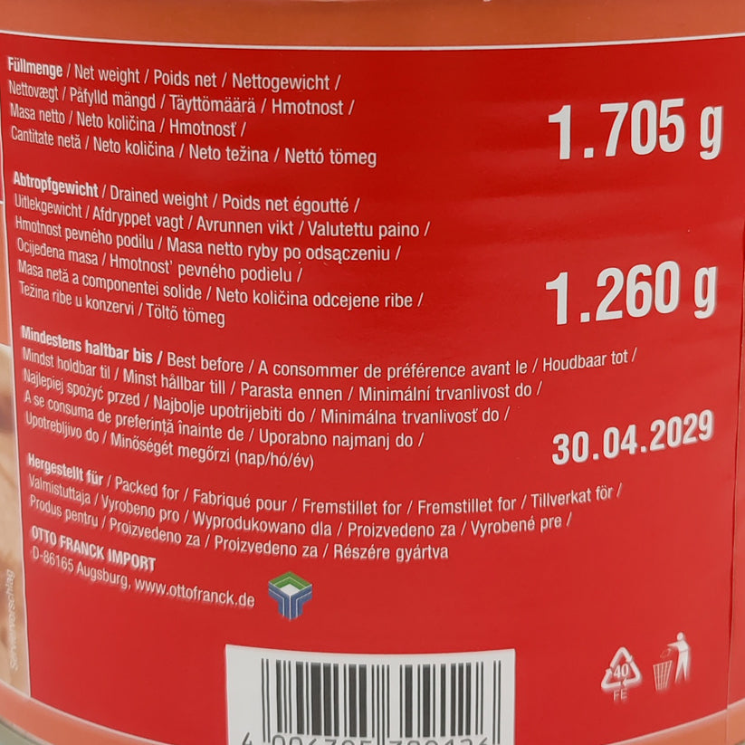 Тунець у маслі шматком преміум La Perla