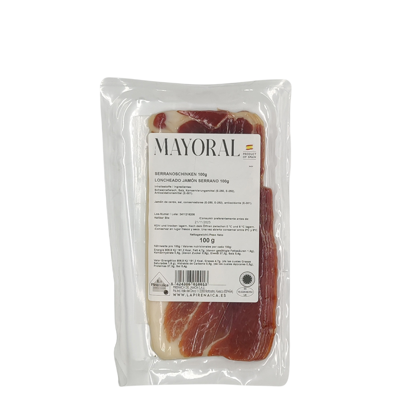 Хамон Серрано (нарезанный) Loncheado Jamon Serrano