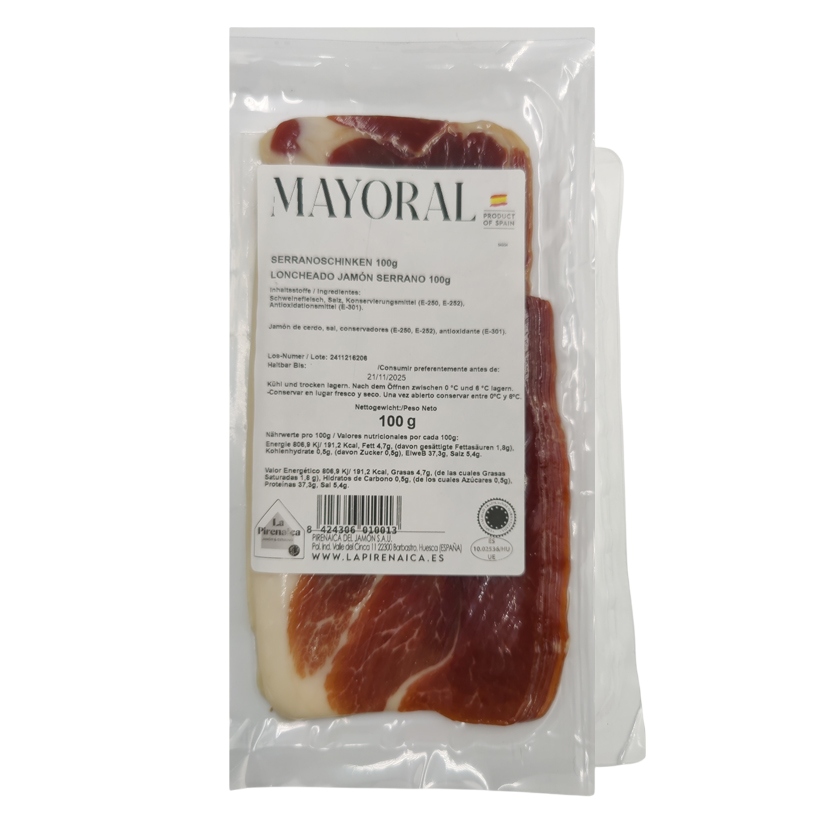 Хамон Серрано (нарезанный) Loncheado Jamon Serrano