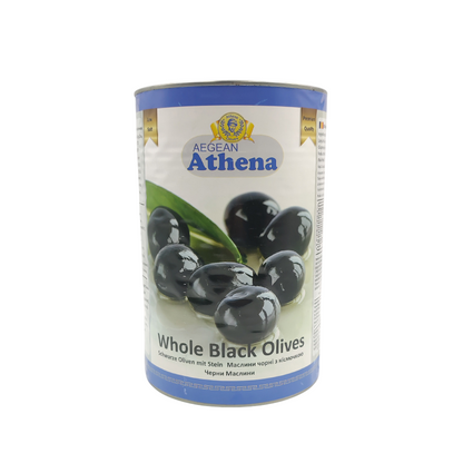 Чорні оливки з кісточкою Olive Black Aegean Athena