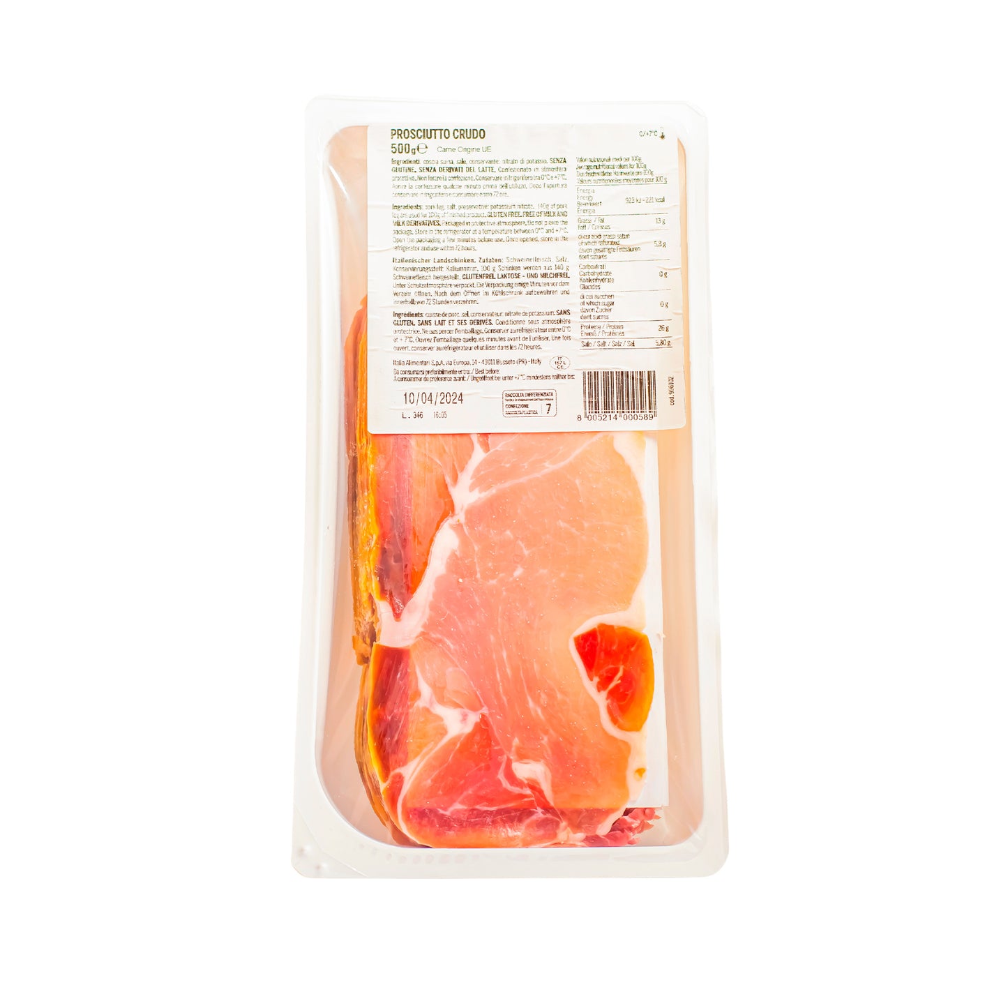 Прошутто Крудо Corte Buona Prosciutto Crudo 500 г (нарезка)