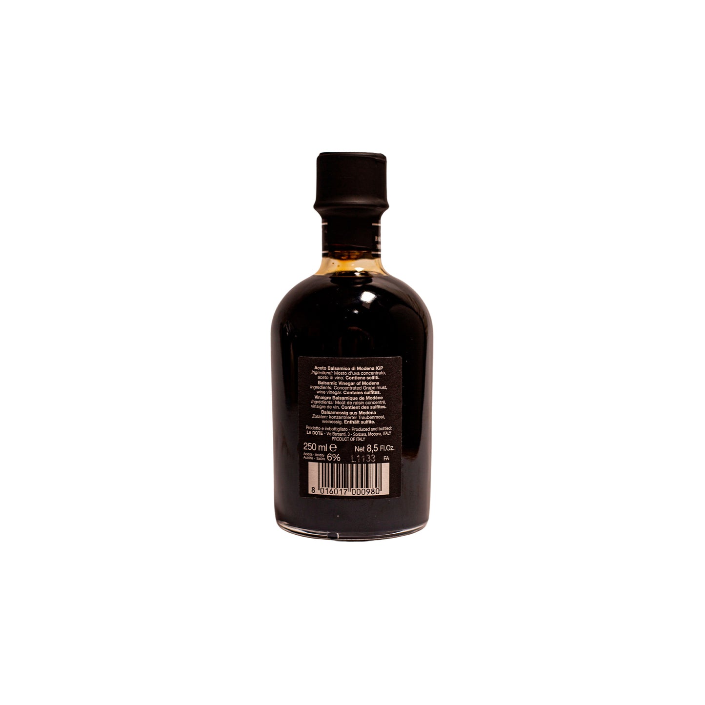 Бальзамический уксус La Dote Aceto Balsamico di Modena I.G.P. 250 мл